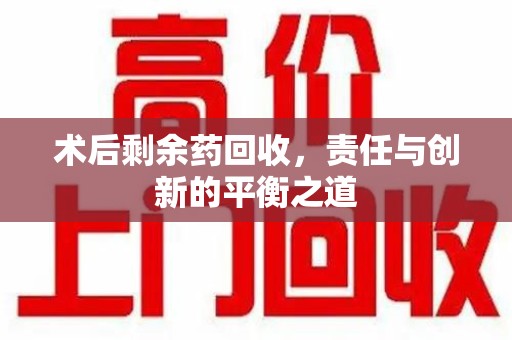 桂林术后剩余药回收，责任与创新的平衡之道